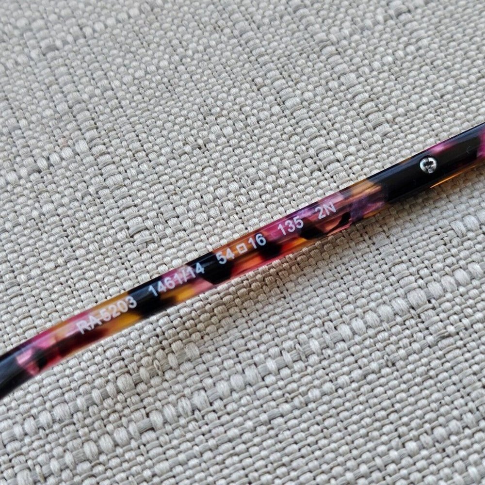 Ralph Lauren Women Sunglasses/Eyeglasses Frame Purple Tortoise RA52-3 Glasses - Picture 9 of 12